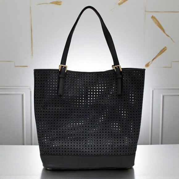Michael Kors Bridget 30S4GGET3L Perforated Leather Tote with Detachable Pouch - Picture 6 of 17